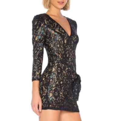 majorelle sequin dresses Majorelle Houston Dress Size Small & Medium NEW Sequin Long Sleeve Mini