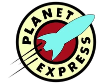 Futurama sticker planet express logo skate cell laptop bumper vinyl decal