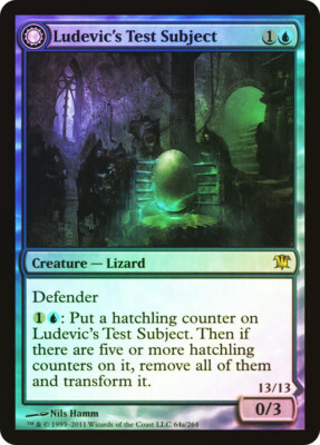 MTG FOIL Ludevic's Test Subject  Ludevics Abomination  - Innistrad #64