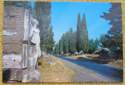 Postcard Rome - the old Via Appia - Via Appia Antica (02-25)