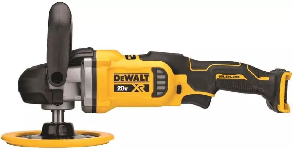 DEWALT 20V MAX* XR 无绳抛光机,7 英寸,180 毫米,仅工具 (DCM849B) — 第 2/4 张图片