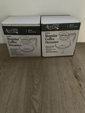 2 Avantco 64 oz. Regular Coffee Decanter w/ Stainless Steel Bottom-2 New Pots