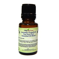 Lavender Grapefruit Tea Tree Pure Essential Oil Blend for Blemish Acne Oily Skin