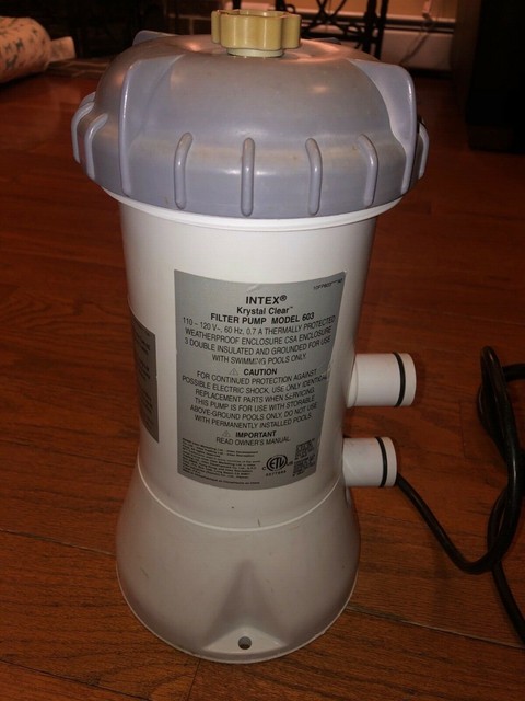 Intex Krystal Clear 530 Gph Cartridge Filter Pump (28603EG) for sale