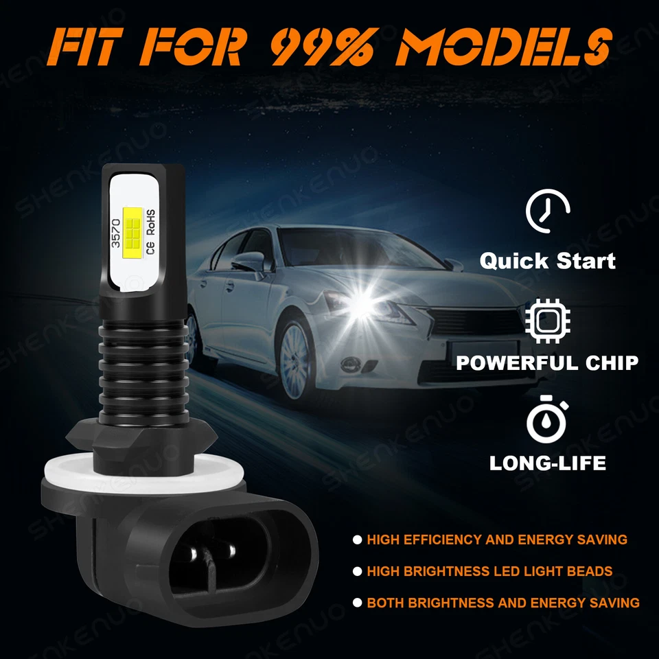 3x Bombillas LED WG para Polaris Sportsman FARO 500 550 570 600 700 800 850 XP Foto 4 de 4