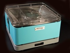 Tischgrill "Teide" * blau * portabel * Lagerräumung * Holzkohle Camping …