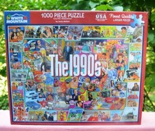 NEW SEALED 2021 WHITE MOUNTAIN 1000 PIECE JIGSAW THE 1990'S