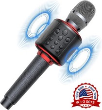 Micr fono de karaoke Bluetooth, micr fono inal mbrico recargable, f cil de usar