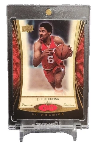 Upper Deck Julius Erving Basketball 2007-08 Season Sports Trading Cards & Accessories