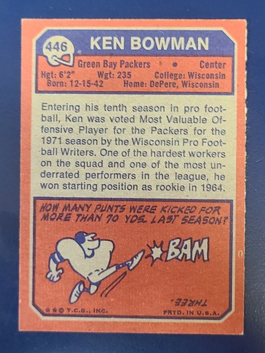 Tarjetas de fútbol americano Topps 1973 completan tu conjunto que elijas elegir cada una #300 - 528 - Imagen 153 de 253