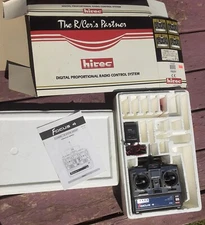 Hitec Focus 4 Channel FM RC Transmitter Vintage Plane Aircraft RC 72.19mhz Ch20