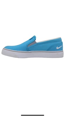NIKE TOKI SLIP-ON CVS (GS) KID'S SHOES 719744 400 Blue Aqua