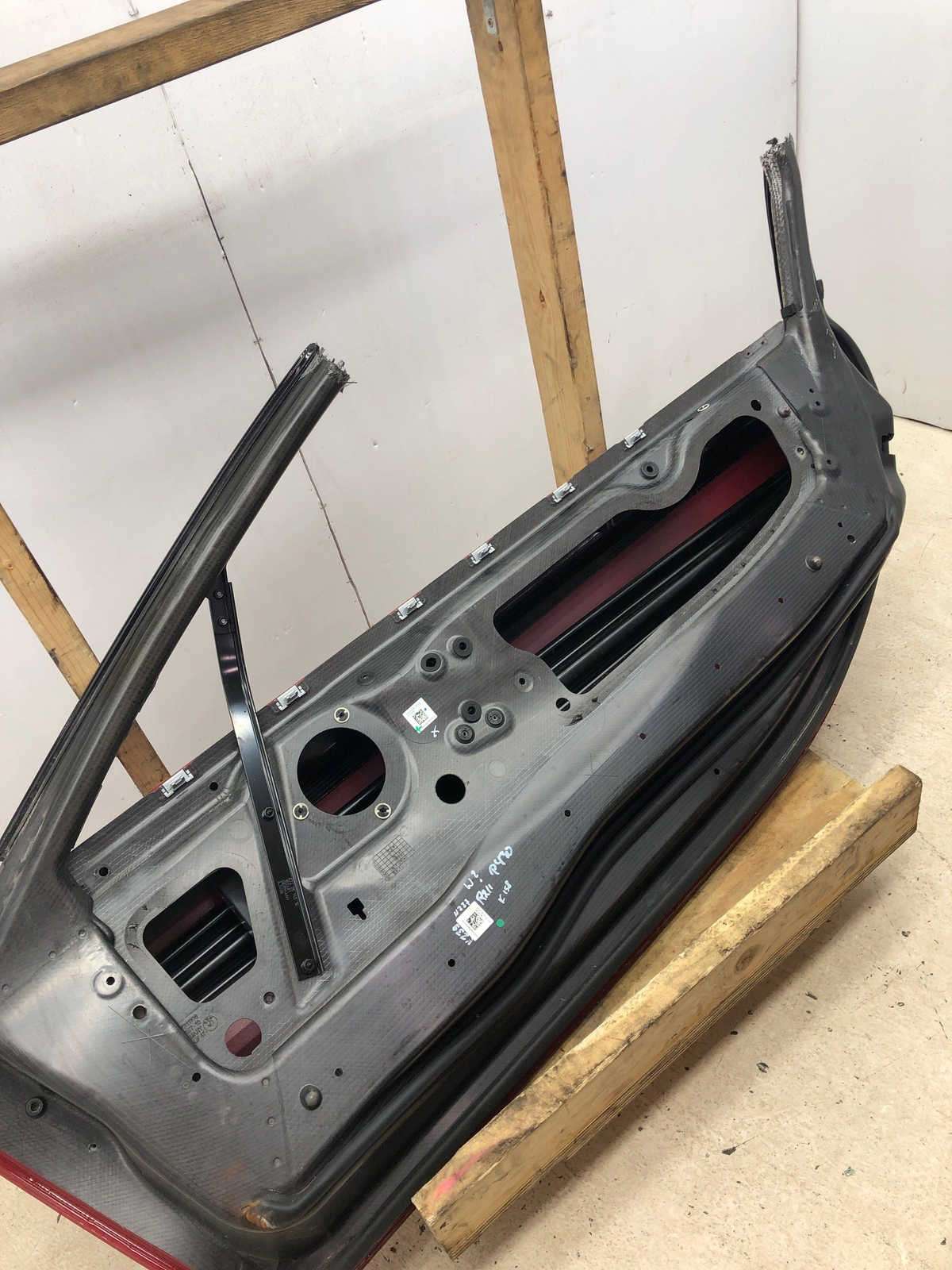 2014 - 2019 BMW I8 RIGHT DOOR BARE SHELL | PROTONIC RED (P5D)