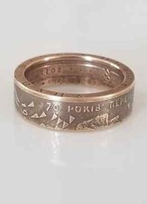 Ukraine Coin Ring Ukraine Jewelry Ukraine Ring Handmade Ring Travel G