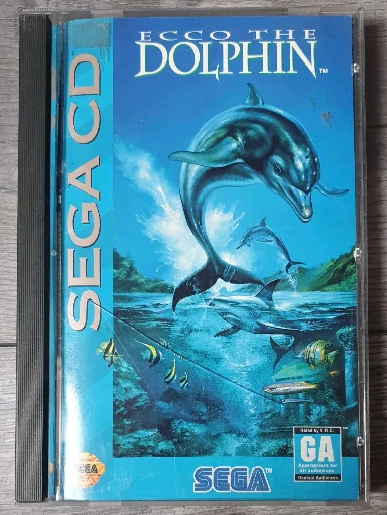 ECCO THE DOLPHIN SEGA MEGA CD VERSION AMÉRICAINE. BE.