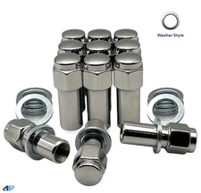 20-Lug Nuts 7/16 Closed End Chrome SST Mag Nut 1.38 Shank Cragar Standard Washer