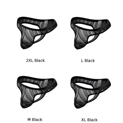 Slip Bikini Da Uomo Stretch Trasparenti Intimo Corda G Senza Schiena - Foto 10 di 44