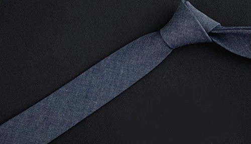 Corbata Flairs New York Franela y Tweed Cuello Solo Azul Enjuague Lavado [Denim] Foto 4 de 4