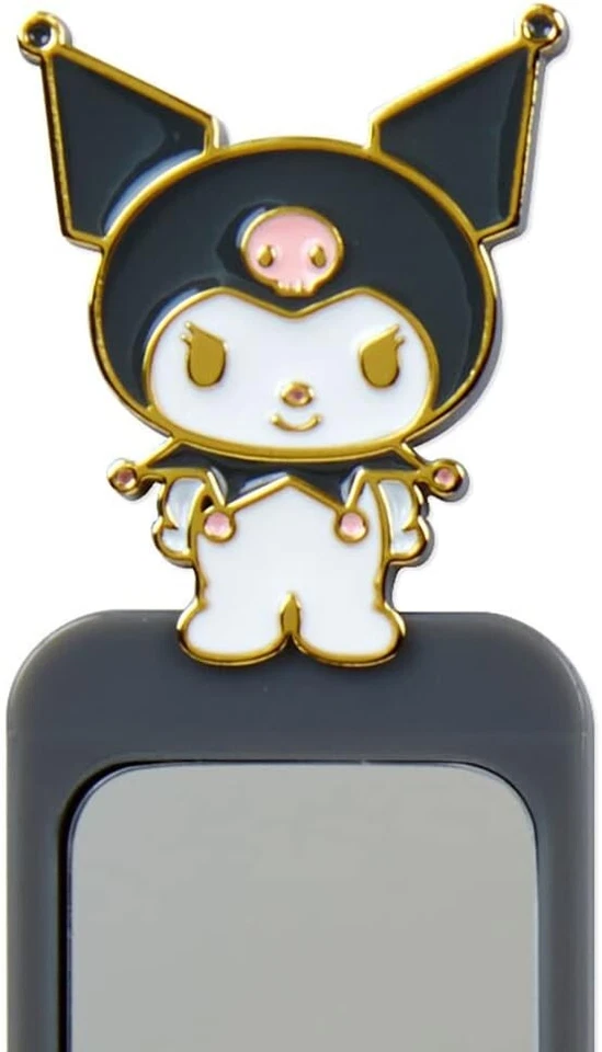 Espelho compacto Sanrio Kuromi, comprimento aprox. 12 cm (4,72 pol). Plástico. 251399 - Imagem 3 de 3