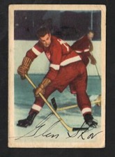 1953-54 PARKHURST GLEN SKOV #48 RED WINGS VG (REF 7369)