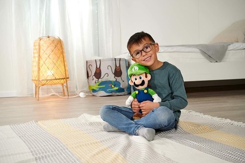Super Mario Bros Soft Toy, Mario Luigi 30cm Plushes - Simba Toys Officia - Picture 9 of 20
