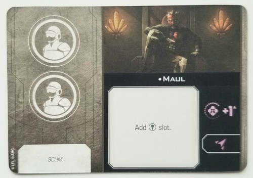 Star Wars X-Wing Miniatures - Tarjeta de actualización de tripulación individual - Segunda edición - Imagen 68 de 116