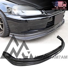 Tactical Style Carbon Fiber Front Lip For 1999 2000 Honda Civic EK SI JDM
