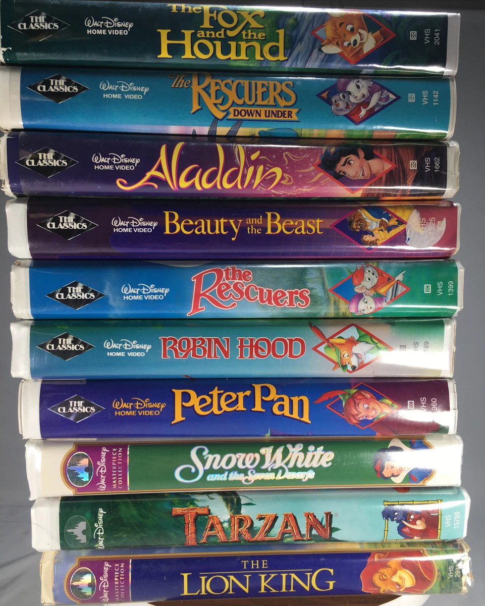 Black Diamond Classic Edition Disney VHS Movies, 59 OFF