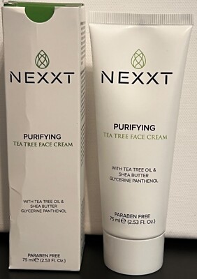 Nexxt Purifying Tea Tree Face Cream w/Tea Tree Oil & Shea Butter 2.53 fl oz