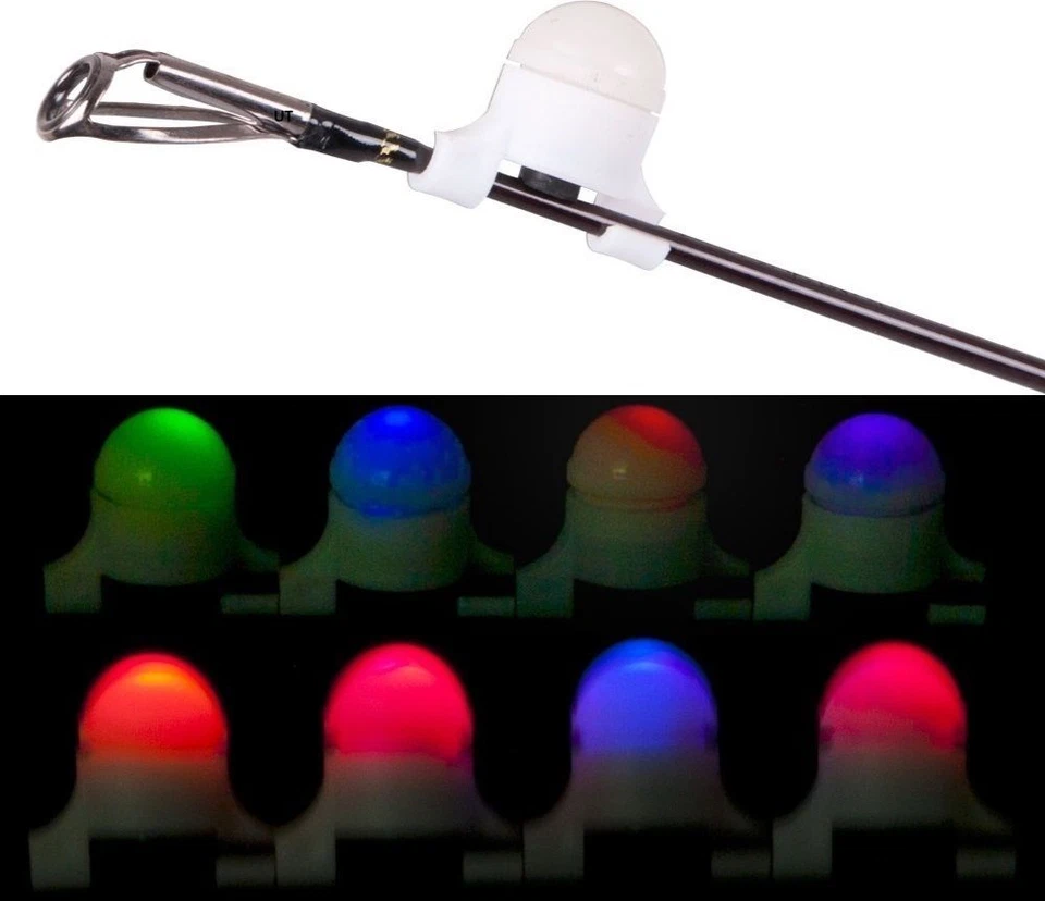 SPECITEC Sänger LIGHT CLIP blau - LED Knicklicht für Angelruten - Wasserdicht