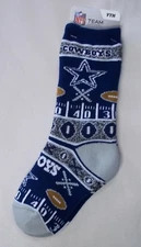 Dallas Cowboys Socks Youth Size 1  to 5 Super Fan