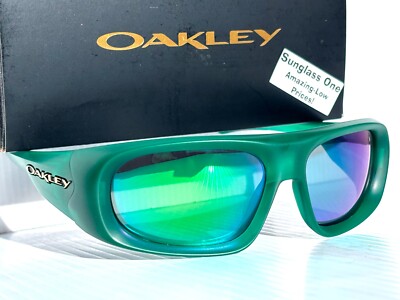 Oakley BELLEVILLE Mat Trans Viridian Green POLARIZED Galaxy Jade Sunglass 9491