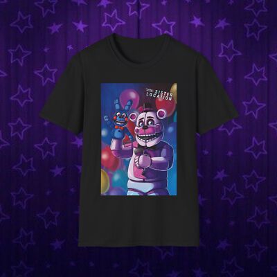 Five Nights At Freddy s Fnaf Sister Location Funtime Unisex Softstyle T-Shirt