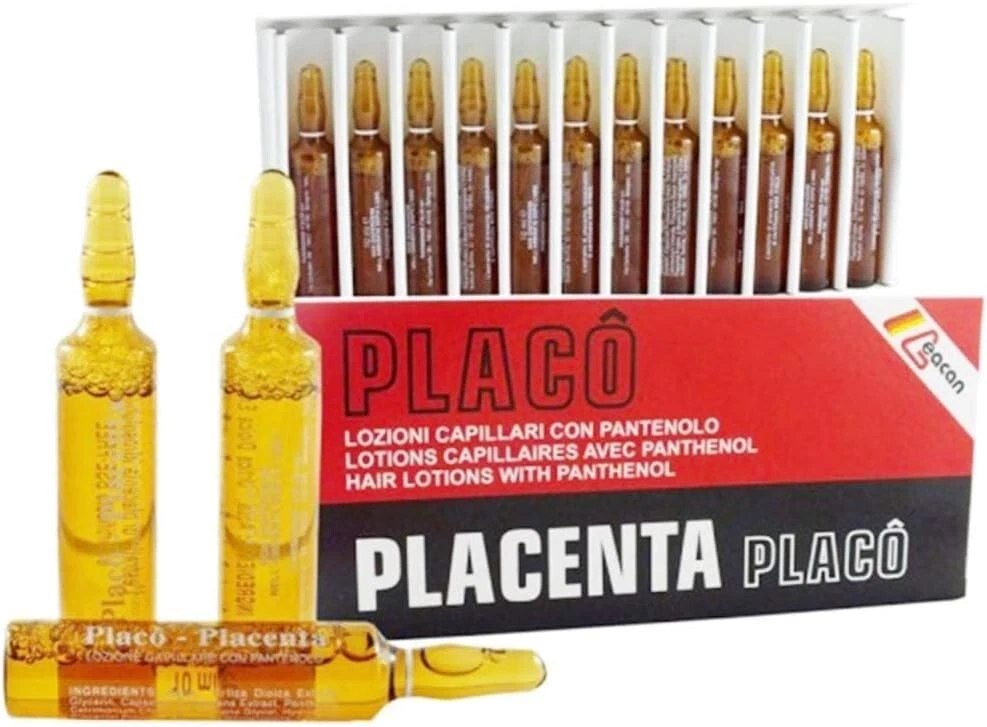 PLACENTA PLACO FOR HAIR INTENSIVE TREATMENT AMPOULES AGAINST HAIR LOSS 10ml x12