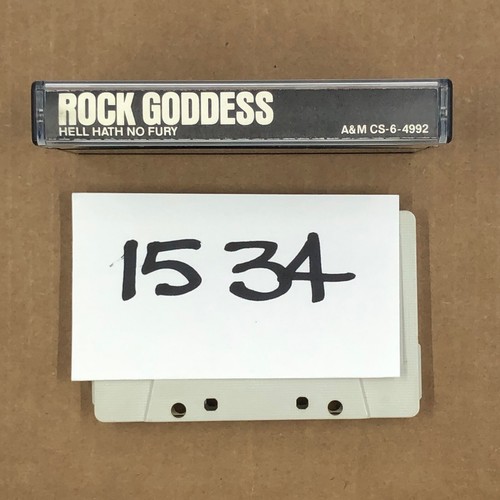 ROCK GODDESS Cassette Tape 80s Metal Glam HELL HATH NO FURY - Picture 5 of 5