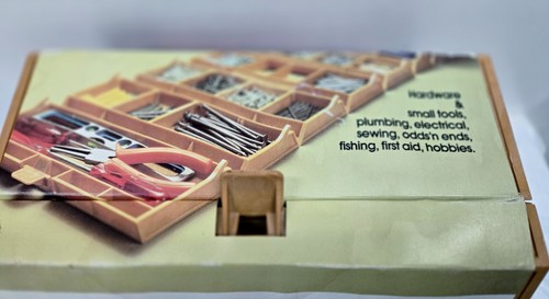 RolyKit Tragbares Aufbewahrungssystem Organizer Werkzeug Handwerk Koffer Hellbraun - Bild 10 von 10