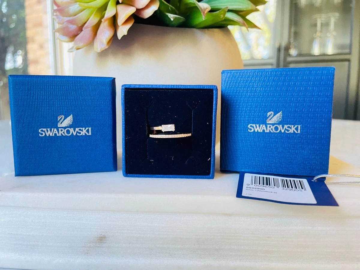 Swarovski double ring deals