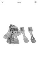 Tinksky 10pcs Metal Candle Wick Holder Clip Centering Device 