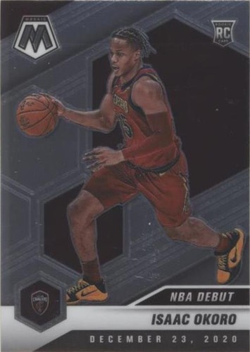NBAカード　ISAAC OKORO 2022-23 Mosaic #45 ISAAC OKORO Silver Fast Break Prizm Disco