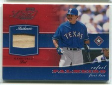 2002 Playoff Piece of the Game Rafael Palmeiro GU BAT RELIC RANGERS
