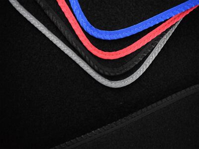 Velour Car Floor Mats – Black, 4-Piece Set – Fits Audi A3 / S3 2012-2020 (Waterproof)