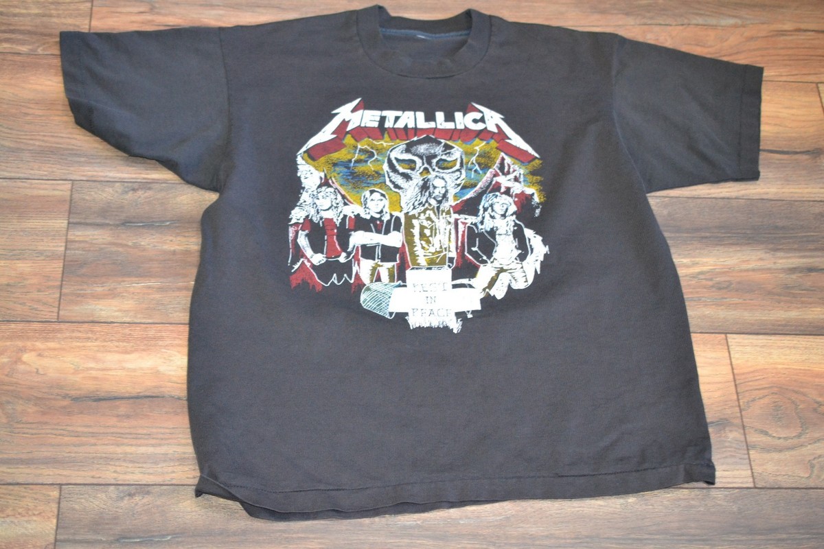 ヴィンテージ 80s llica CliffBurton Tシャツ Metallica CLIFF BURTON T-Shirt 80s Heavy Metal Rock Band on