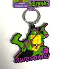 Monogram International &Viacom TMNT Donatello Soft Touch Keyring MIP