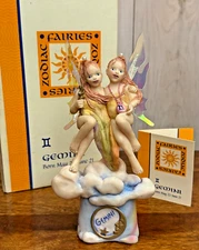 Rawcliffe Gemini Zodiac Fairies Twins Pixie Elfin Fay by Jessica DeStefano 1998