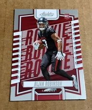 2023 Panini Absolute # 106 Bijan Robinson Rookie Atlanta Falcons
