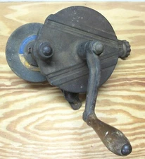 Vintage Hand Crank Bench Grinder 4.5”  Sears Wheel Tool