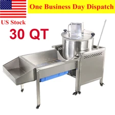 30/90QT Corn Making Machine Commercial Automatic Popcorn Machine Gourmet Vending
