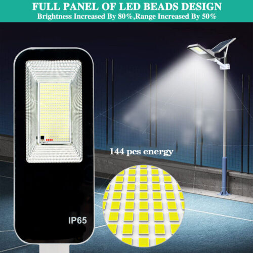 Solar Street Lights Outdoor 100000LM High Brightness Dusk to Dawn for Garden - Picture 7 of 15