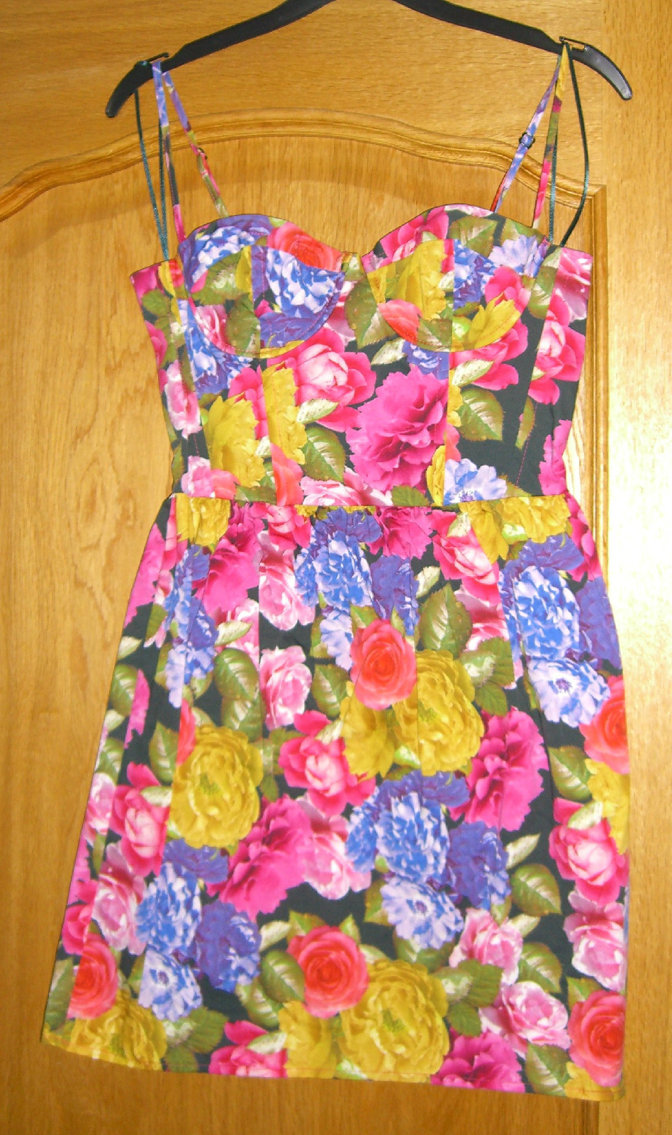Vestito con Corsetto Topshop Floreale UK10 Vestito con Corsetto Topshop Floreale UK10