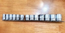 Snap On 12 Drive 12-1-14 612pt Sae Shallow Chrome Sockets Usa Lot Of 13 Snap On 12 Drive 12-1-14 612pt Sae Shallow Chrome Sockets Usa Lot Of 13